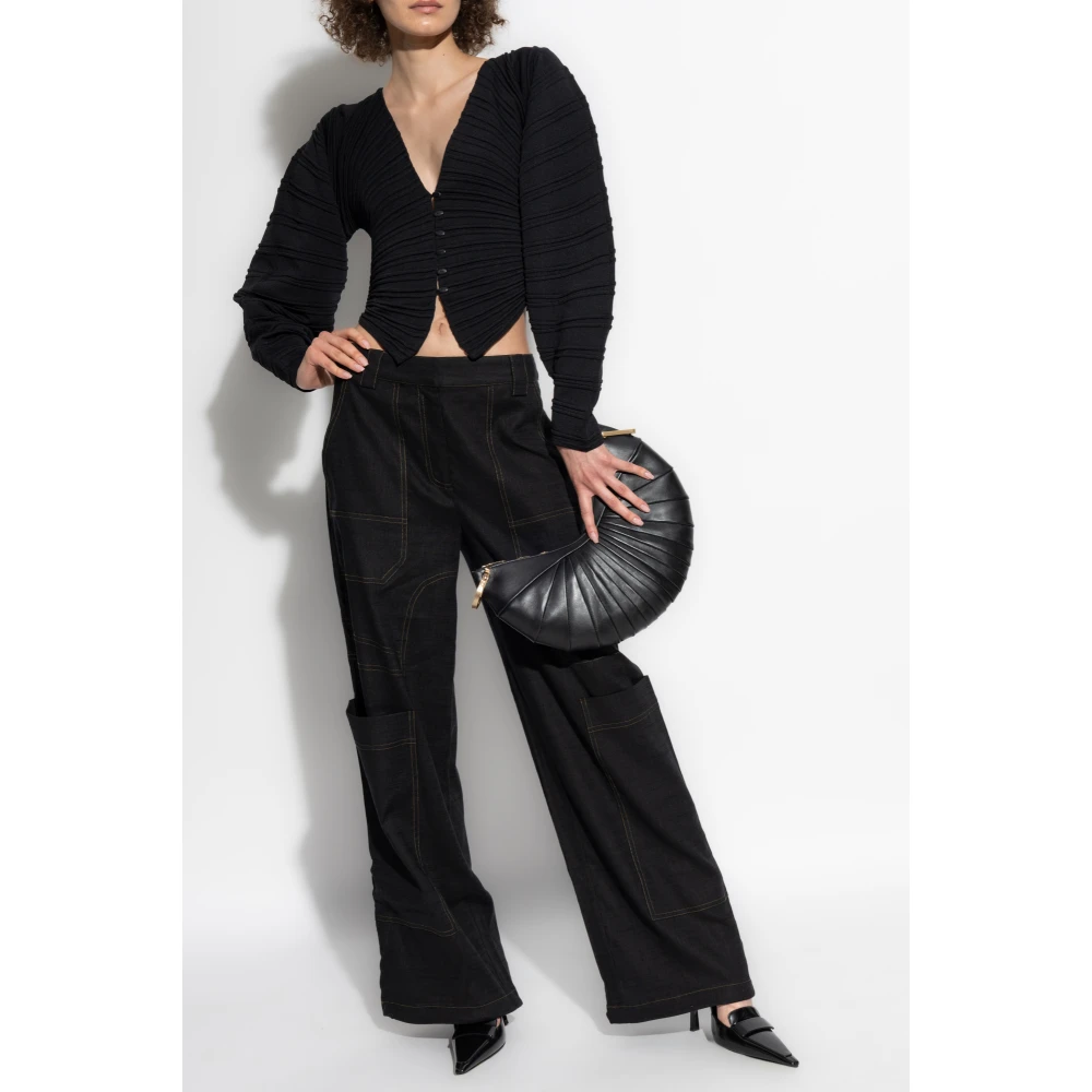 Cult Gaia Broek Wynn Black Dames