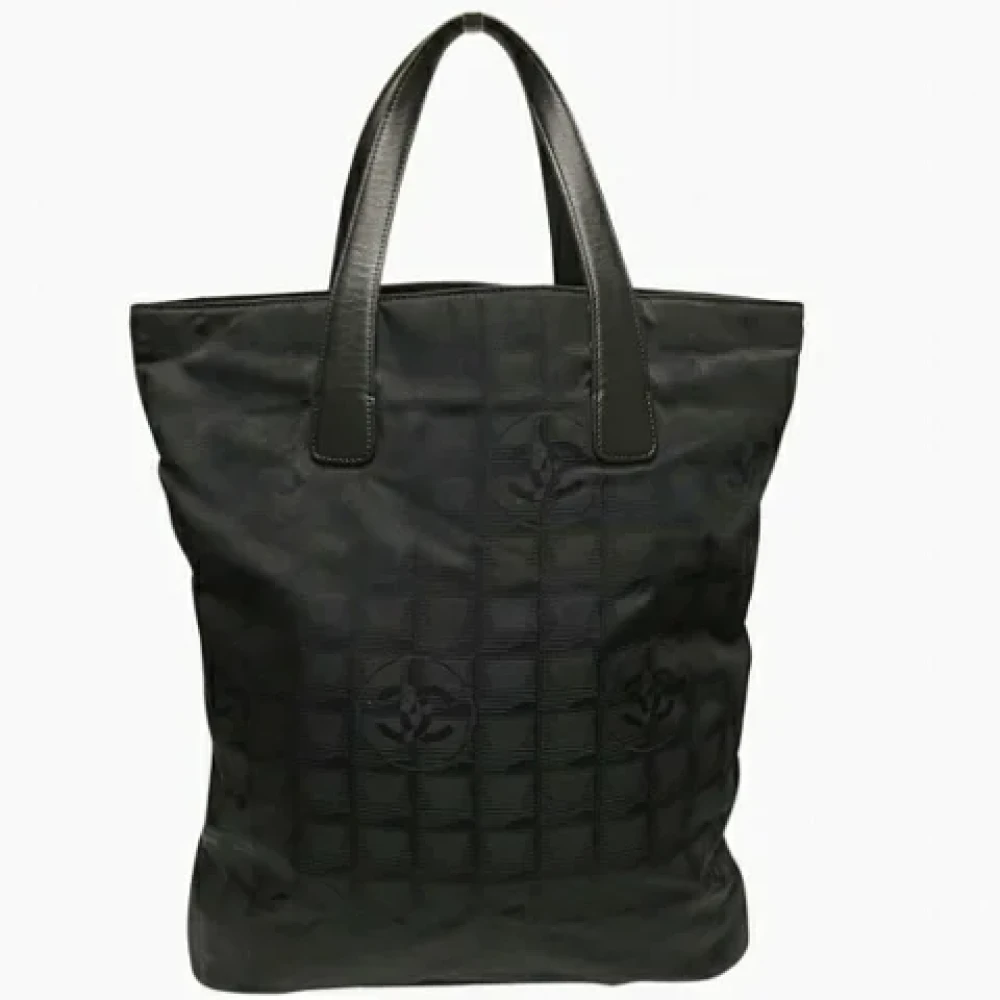 Chanel Vintage Pre-owned Fabric totes Black Dames