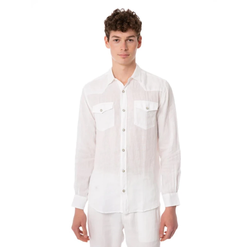 MC2 Saint Barth Witte Overhemd White Heren