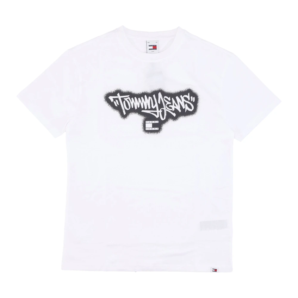 Tommy Hilfiger Wit Korte Mouw Crew Neck T-shirt White Heren
