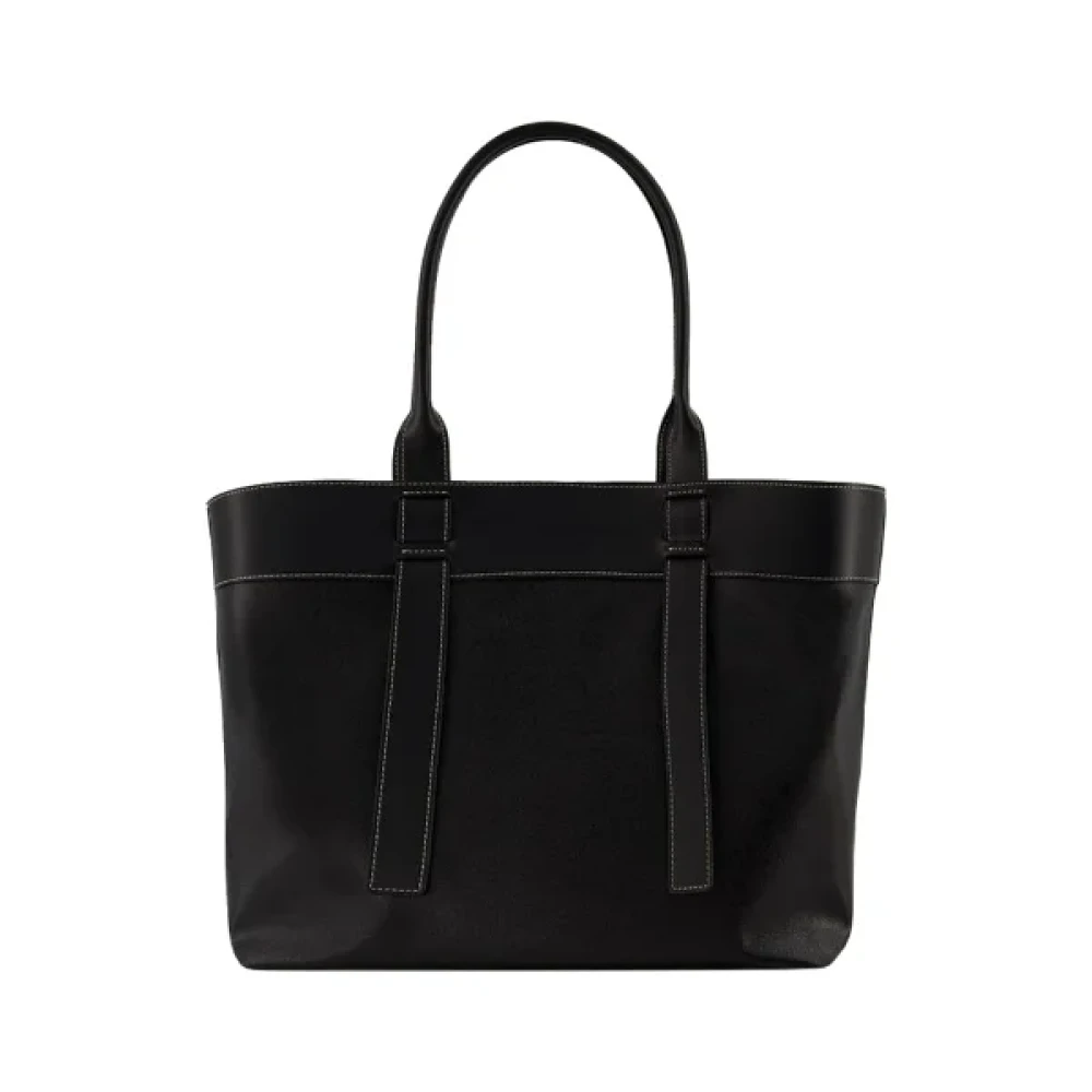 Ganni Leather handbags Black Dames