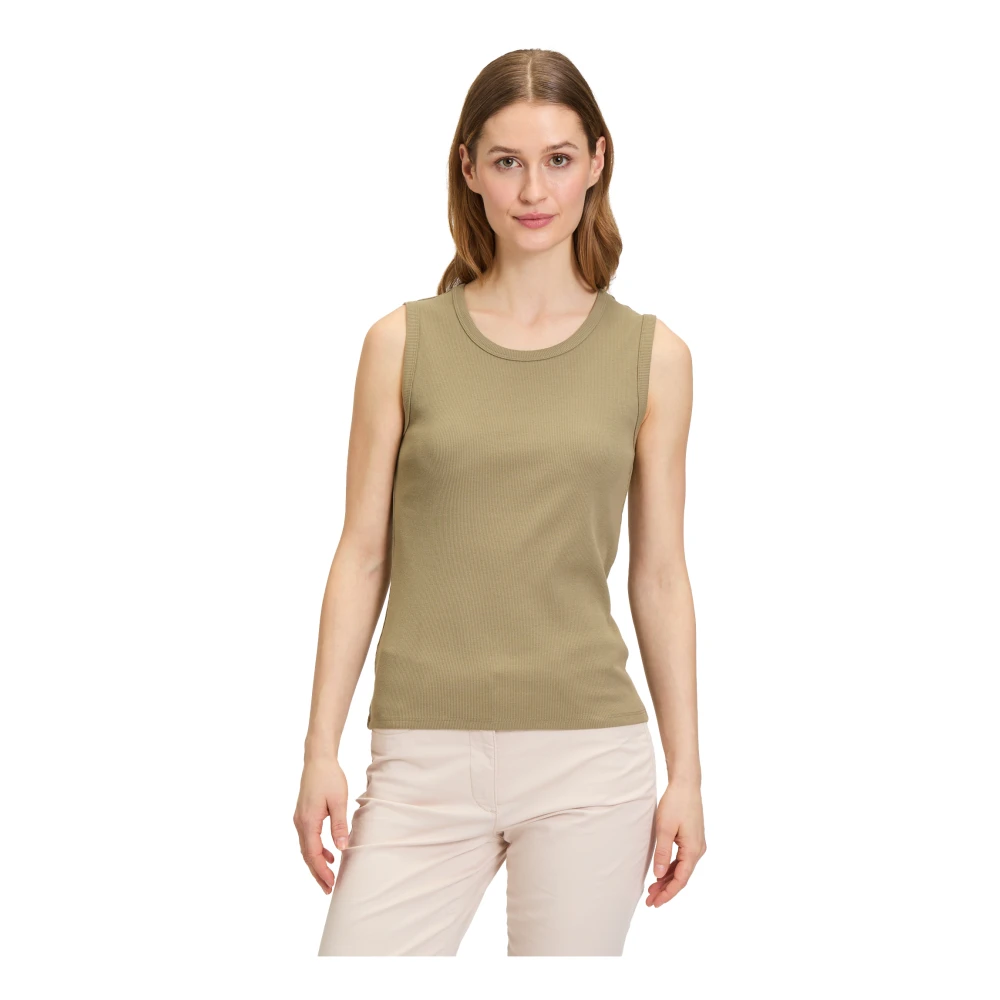Betty Barclay Geribbeld Hemdje Green Dames