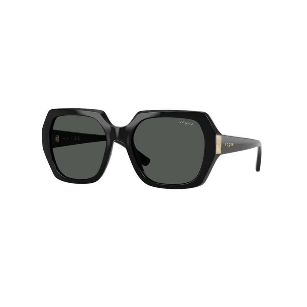 Vogue Women's Black Authentic Stylish Sunglasses With Premium Quality - Sunglasses - 55 Mm - Accessories