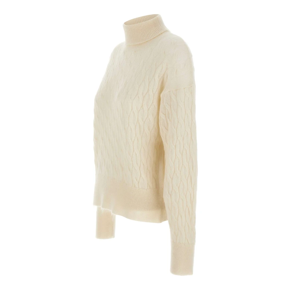 Filippo De Laurentiis Witte Wol Mohair Sweater Vrouwen White Dames
