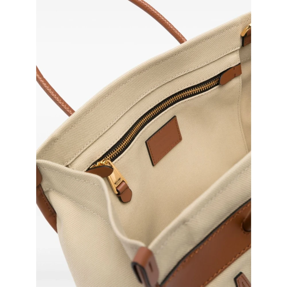 Moschino Stijlvolle Schoudertas 2081C Beige Dames