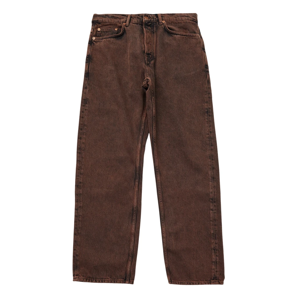 Samsøe Eddie Denim Jeans Bruin Brown Heren