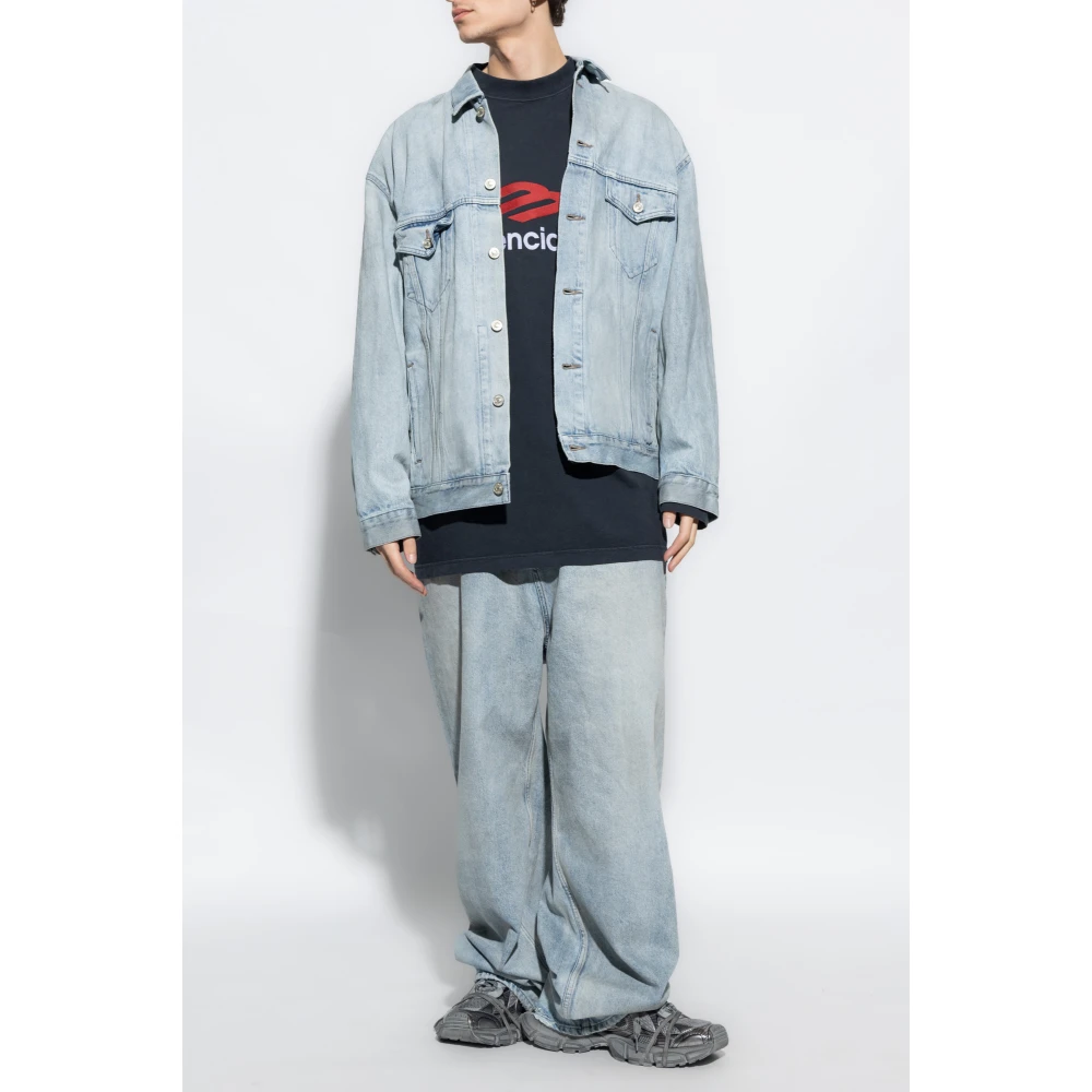 Balenciaga Spijkerjasje Blue Heren