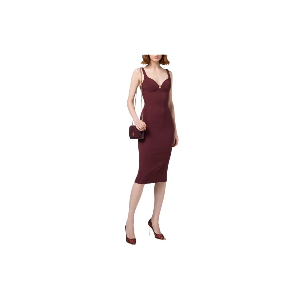 Elisabetta Franchi Elegante Jurk voor Speciale Gelegenheden Red Dames