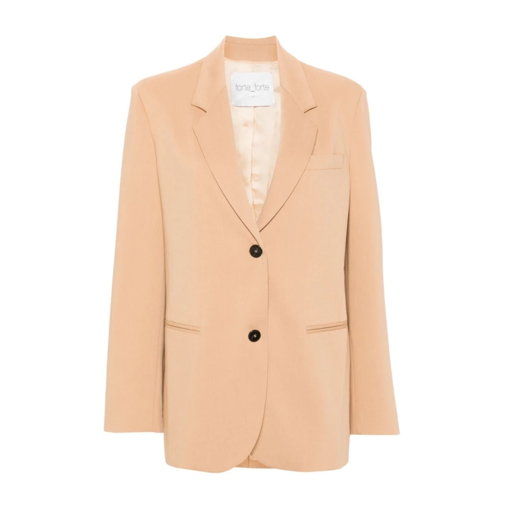 Forte Cachemire Twill Jacket Beige Dames