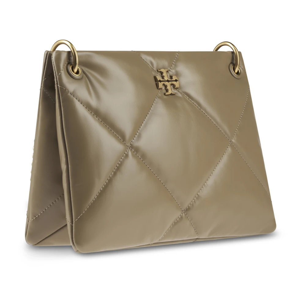 TORY BURCH Diamant Quilt Kleine Schoudertas Beige Dames