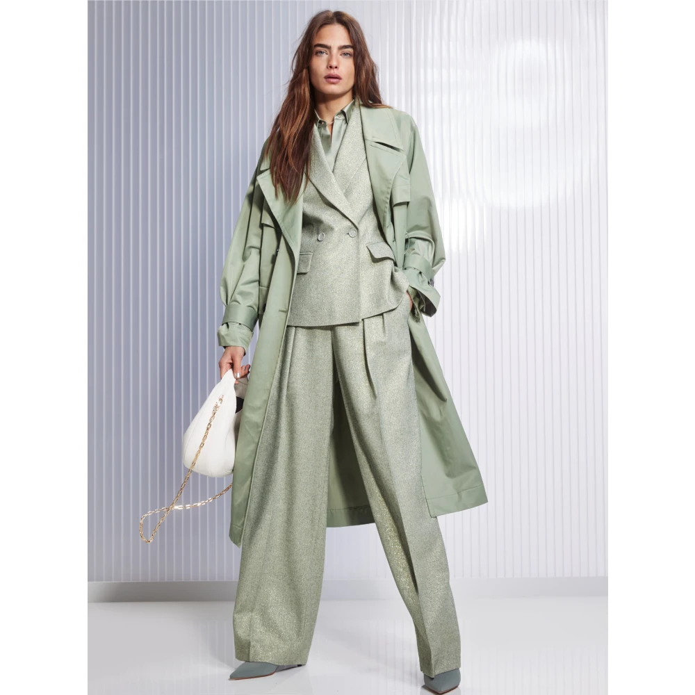 Marc Cain Groene Herringbone Jurkbroek Green Dames