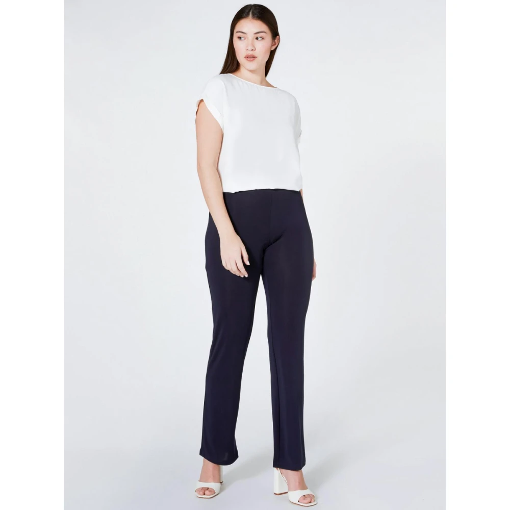 Elena Mirò Stijlvolle Broek Blue Dames