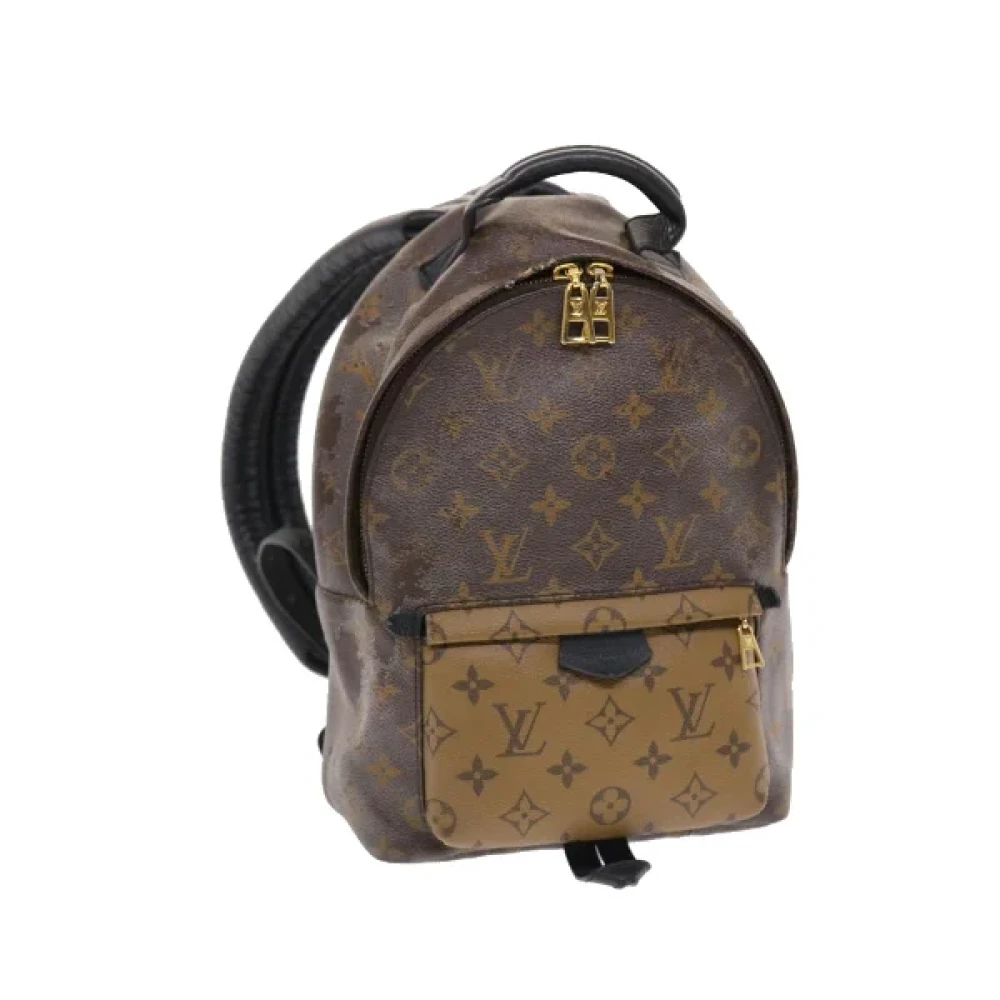 Louis Vuitton Vintage Pre-owned Canvas backpacks Brown Dames