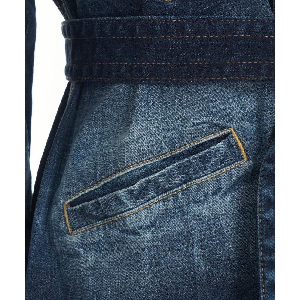 Dsquared2 Blauwe Denimjack 9 tot 5 Blue Dames