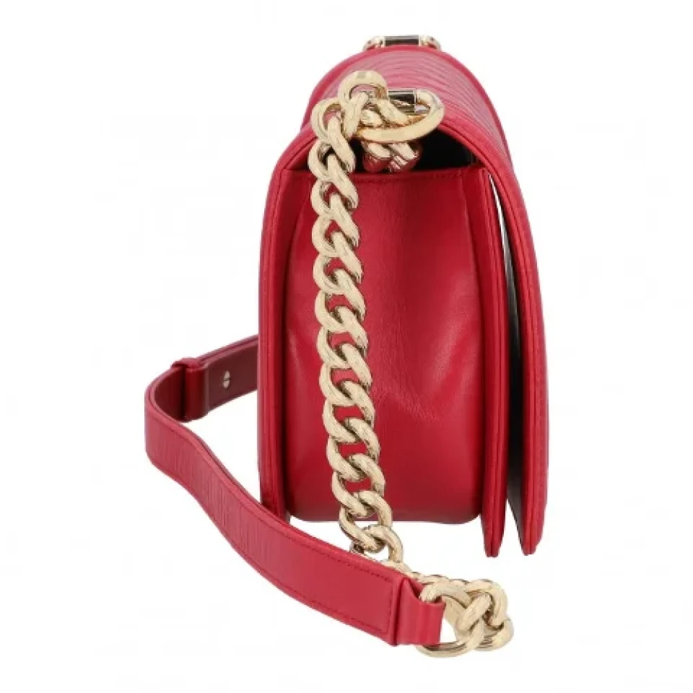 Chanel Vintage Pre-owned Leather chanel-bags Red Dames