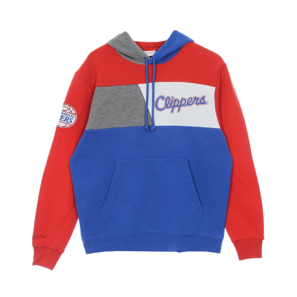 Mitchell & Ness NBA Color Blocked Fleece Hoodie Multicolor Heren