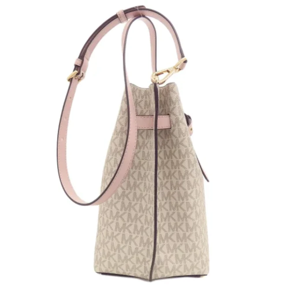 Michael Kors Pre-owned Fabric shoulder-bags Beige Dames
