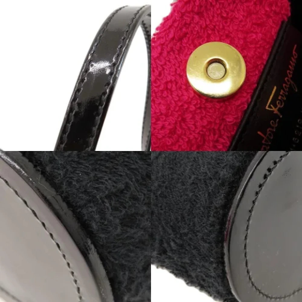 Salvatore Ferragamo Pre-owned Fabric handbags Black Dames