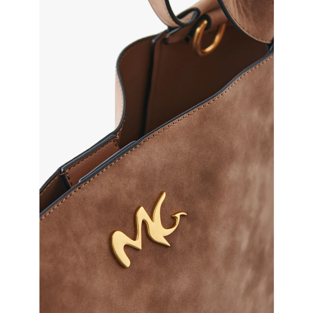 Manila Grace Stijlvolle Shopper Tas in Bruin Brown Dames