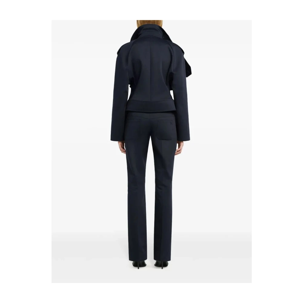 Courrèges Navy Trompetbroek Blue Dames