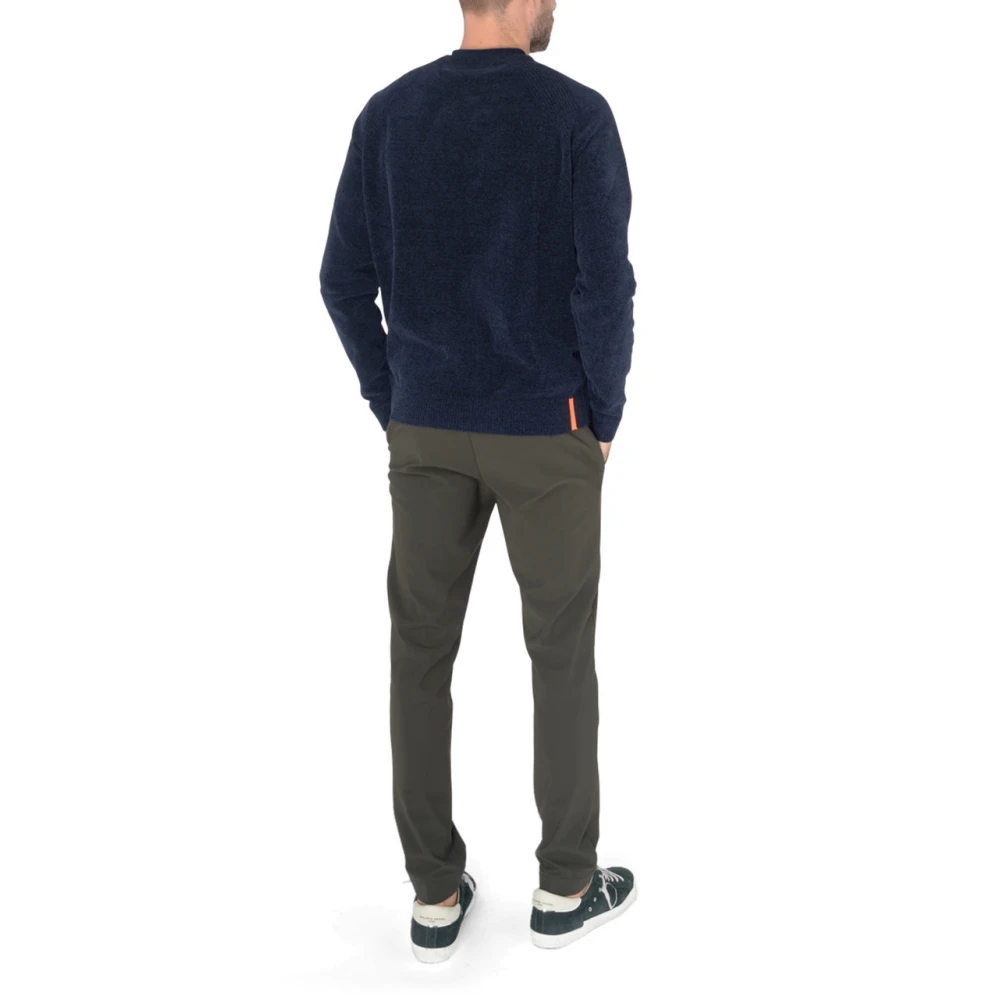 RRD Blauwe fluweelachtige trui Blue Heren