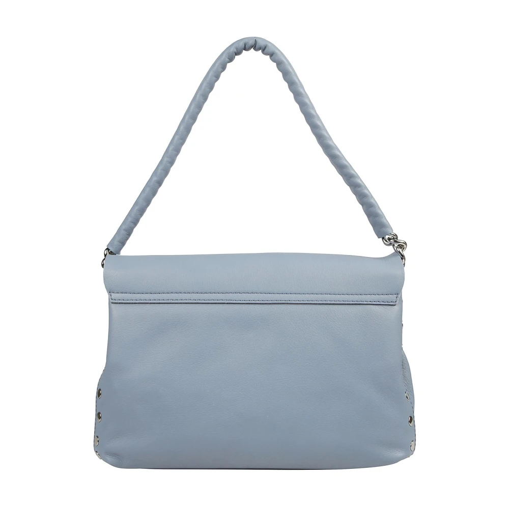 Zanellato Stijlvolle Mix Patella Tas Blue Dames