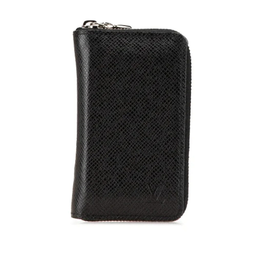 Louis Vuitton Vintage Pre-owned Leather wallets Black Dames