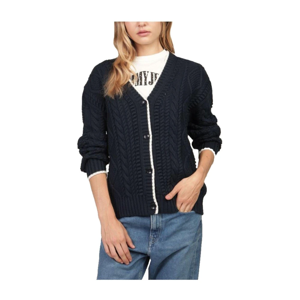 Knitwear > Cardigans - - Tommy Hilfiger - Modalova