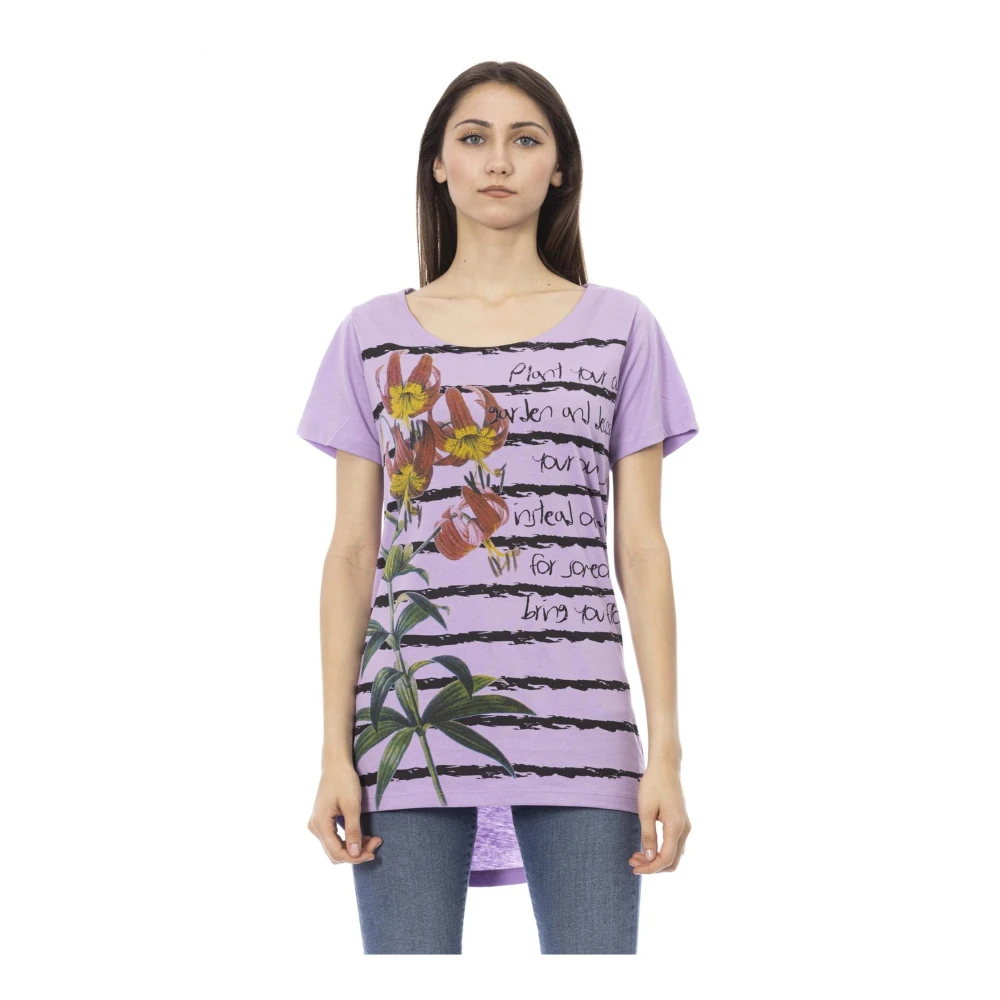 Trussardi Bloemenprint T-shirt Collectie Lente Zomer Multicolor Dames