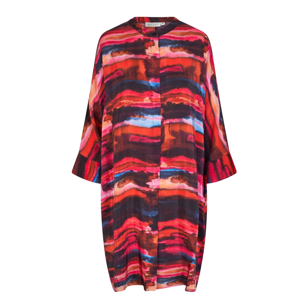 Masai Oversized Shirtjurk Sun Tomato Red Dames