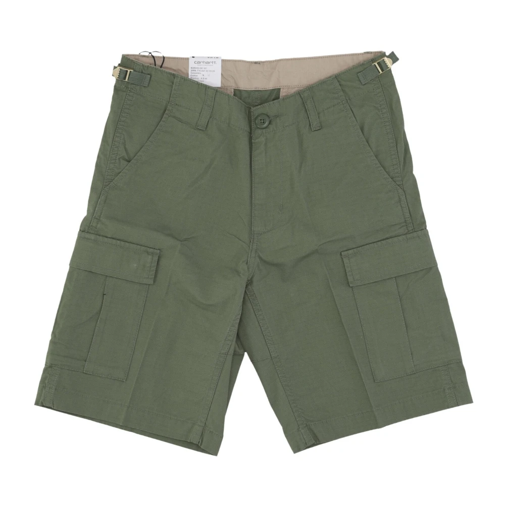 Carhartt WIP Cargo Broek Groen Ripstop Stof Green Heren