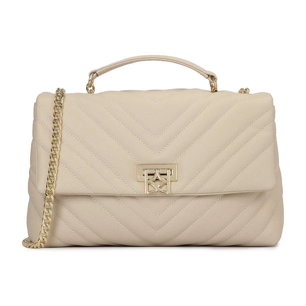 Kazar Gewatteerde tas met klep Beige Dames