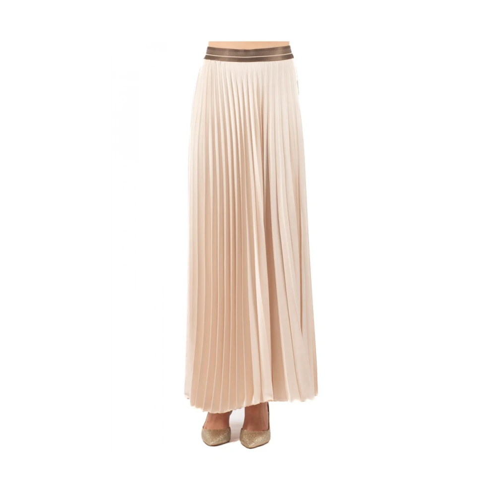 Hanita Elegante Geplooide Rok White Dames