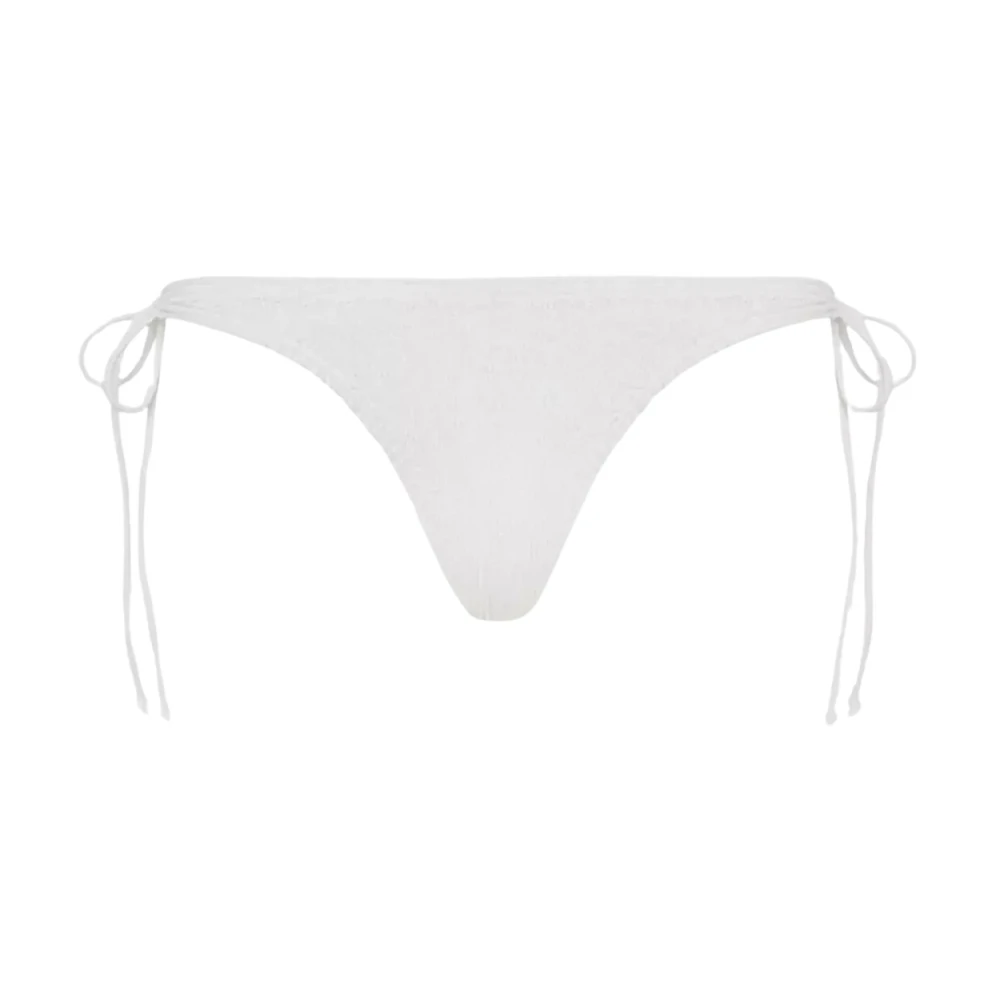 Bond-Eye Witte Eco Bikini Onderkant String Stijl White Dames