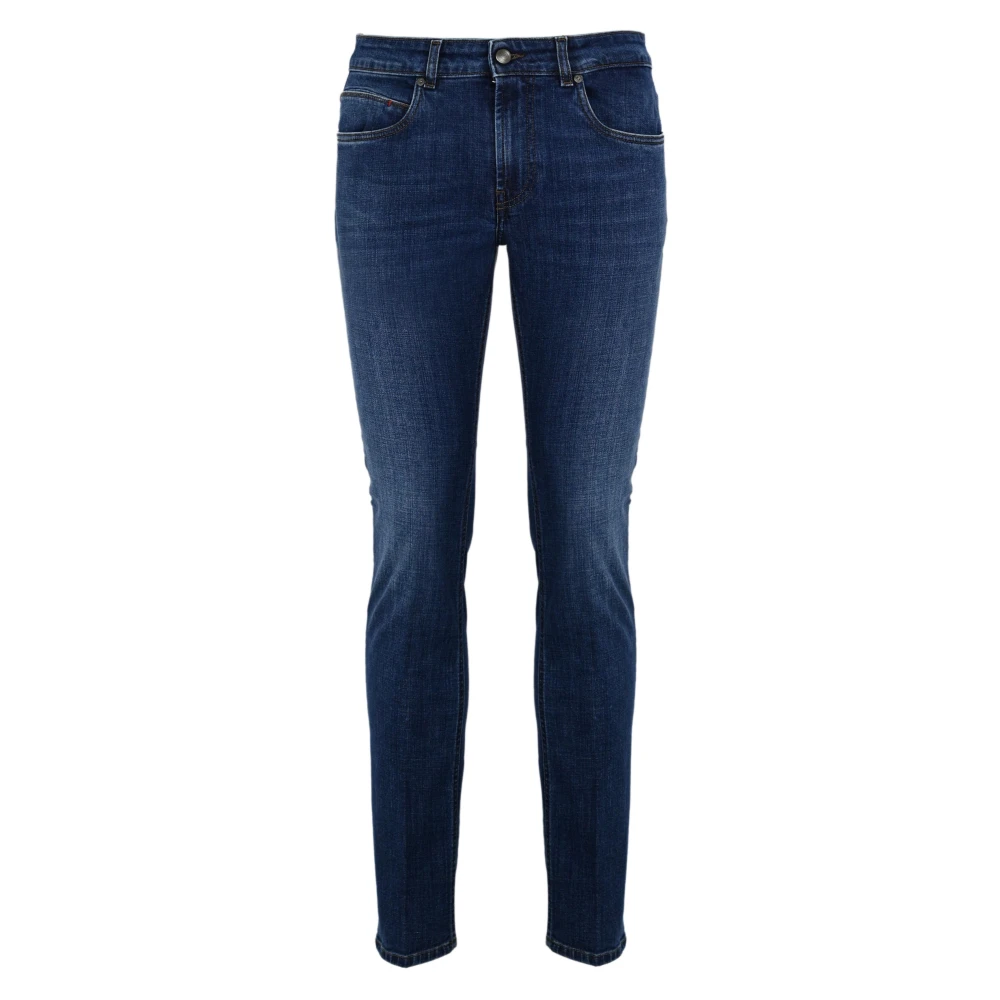 Fay Slim Fit Denim Jeans Blue Heren