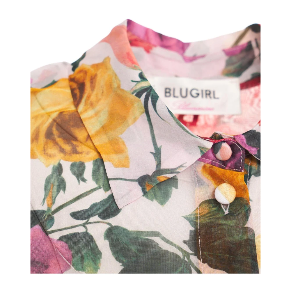 Blugirl Blouse met bloemenprint Multicolor Dames