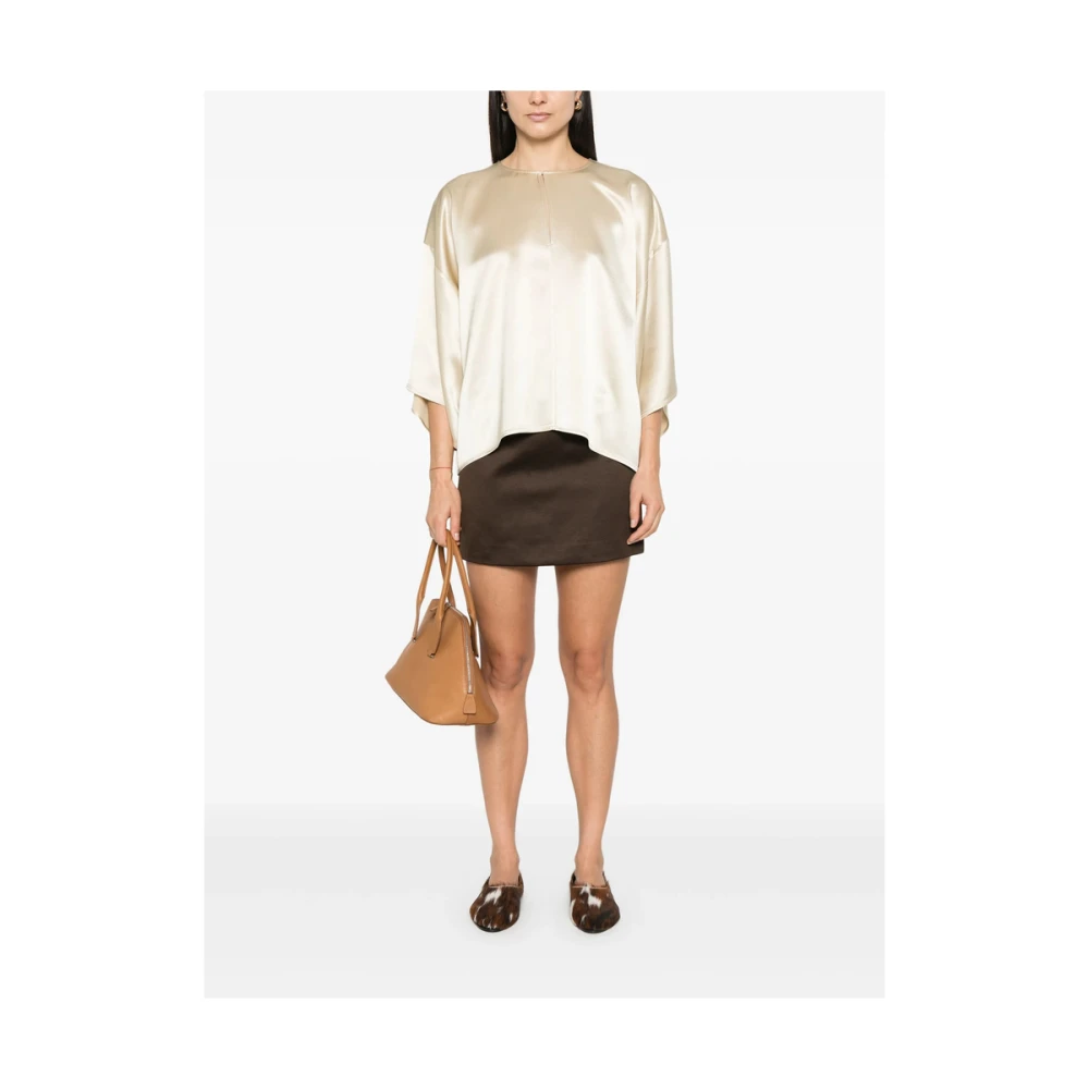 By Malene Birger Beige Keyhole Neck Sweater By Herenne Birger Beige Dames
