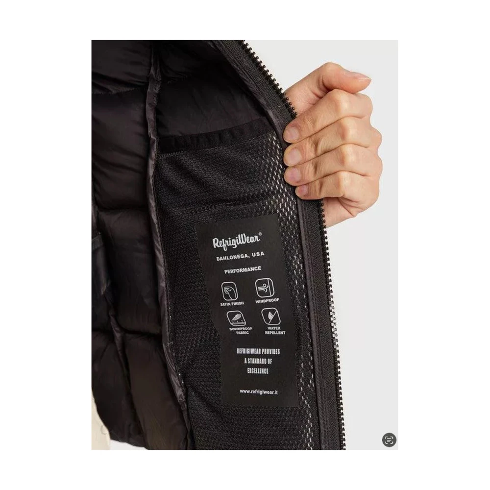 RefrigiWear Lichtpaarse donsjas met rits Purple Dames