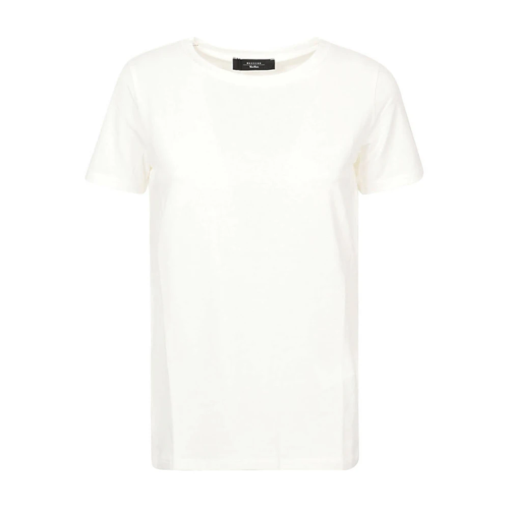 Max Mara Weekend Basis Katoenen T-shirt White Dames