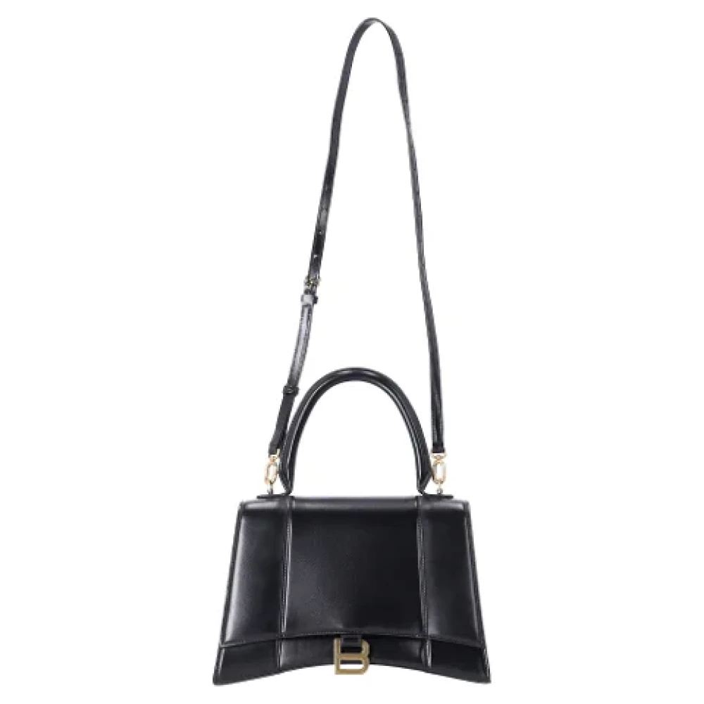 Balenciaga Vintage Pre-owned Leather handbags Black Dames