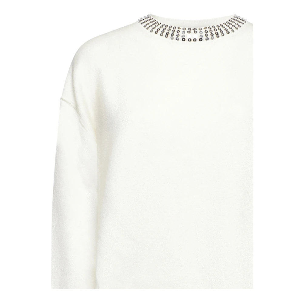 Kaos Icona Cream Sweaters White Dames