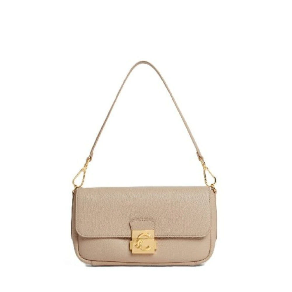 Coccinelle Women's Beige Shoulder Bags, One Size, C-Me Lock