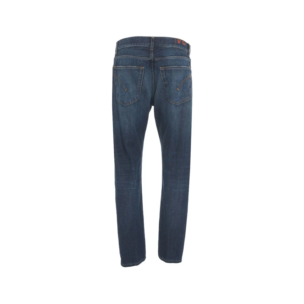 Dondup Slim Fit Destroyed Jeans Dian Blue Heren