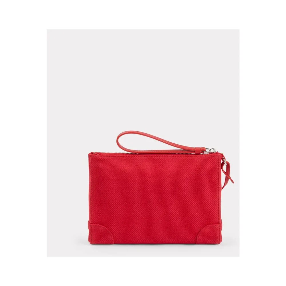 Kenzo Rode tas geïnspireerd op reizen met badgehouder Red Dames