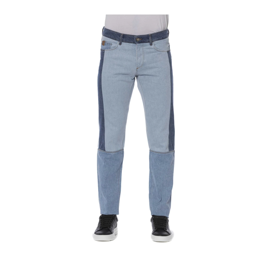 Trussardi Stijlvolle Jeans met Voor- en Achterzakken Blue Heren