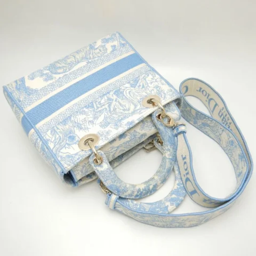 Dior Vintage Pre-owned Canvas dior-bags Blue Dames