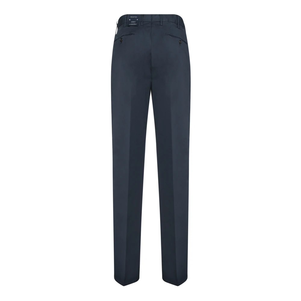 Incotex Elegante Blauwe Broek voor Formele Gelegenheden Blue Heren