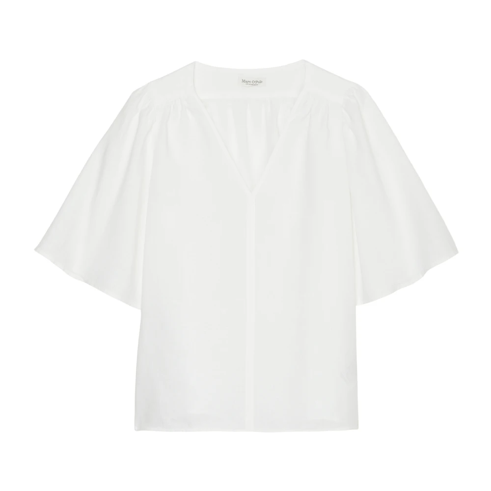 Marc O'Polo NorHeren korte mouwen blouse White Dames