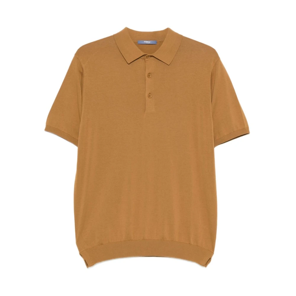 People Of Shibuya Brown Polo Shirts, Male, L, Jumper