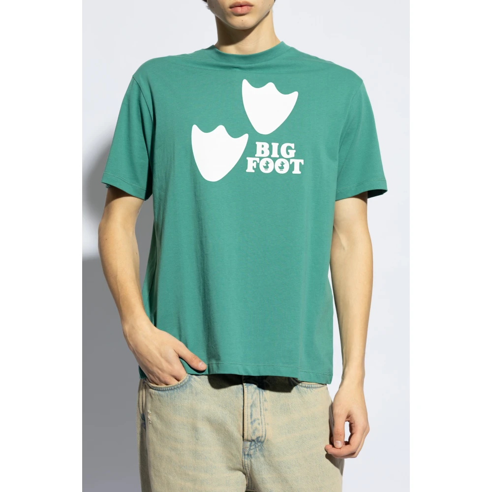 Save The Duck Bedrukt T-shirt Green Heren